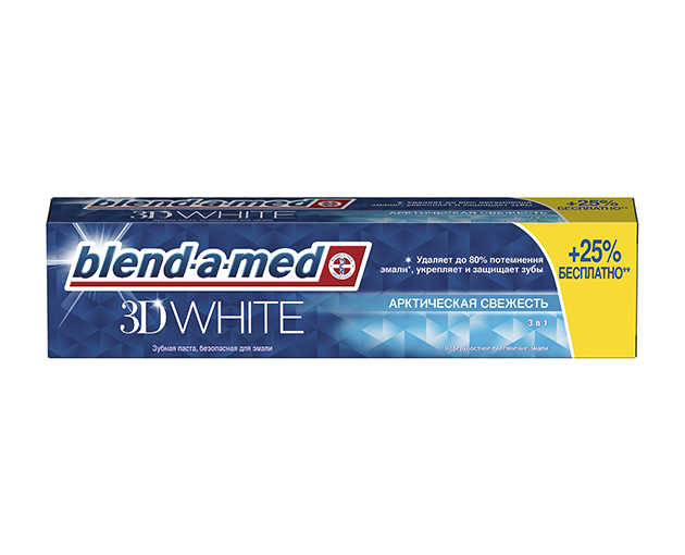 Bland a med toothpaste 3D ice